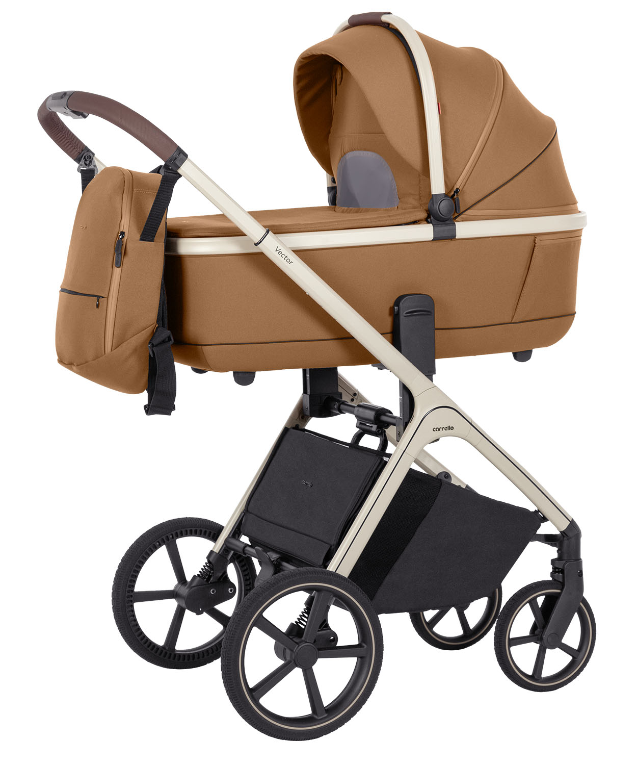 Carrello_Vector_Coral_Beige_2-2.jpg Carrello Vector CRL‑6550 2‑az‑1 babakocsi, Korall bézs - Image 1