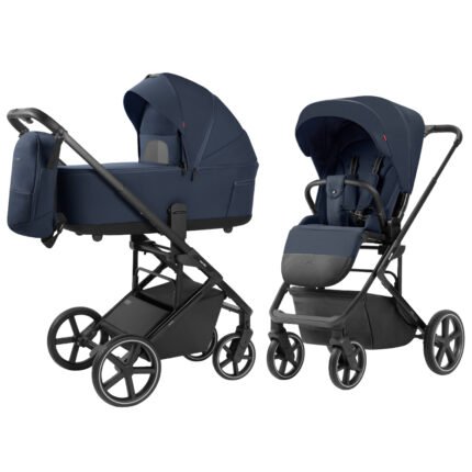 Carrello Alfa CRL‑6522 2‑az‑1 babakocsi, Farmerkék (Denim Blue)