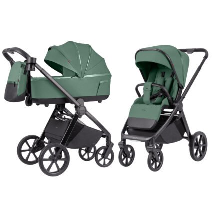 Carrello Omega Plus CRL‑6540/1 2‑az‑1 babakocsi, Új‑zöld (Nova zöld)