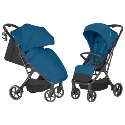 Carrello Nova CRL‑5524 2‑az‑1 babakocsi, **Flotta kék** (Fleet Blue)