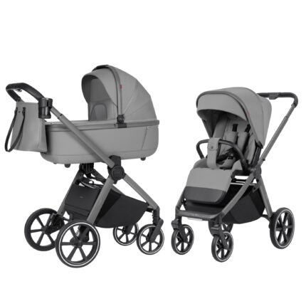 Carrello Omega CRL‑6531 2‑az‑1 babakocsi, Szirt‑szürke