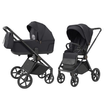 Carrello Ultra CRL‑6527 2‑az‑1 babakocsi, Bazalt fekete