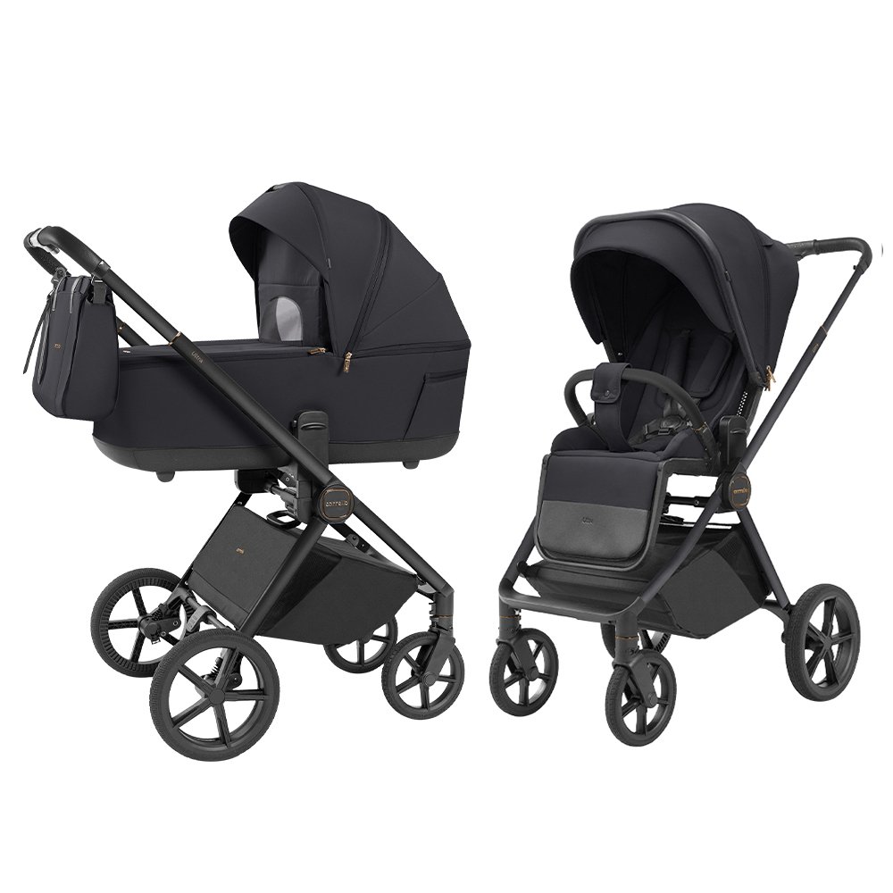 Carrello Ultra CRL‑6527 2‑az‑1 babakocsi, Bazalt fekete