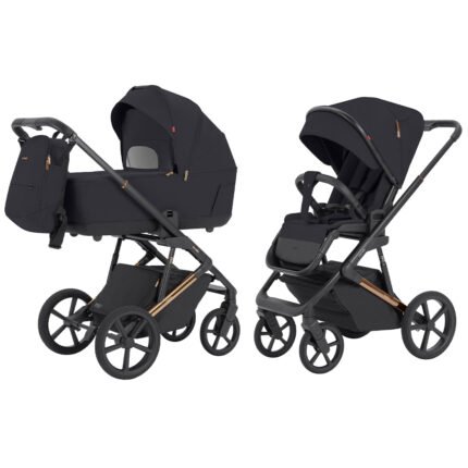 Carrello Sigma CRL‑6523 2‑az‑1 babakocsi, Iridium fekete