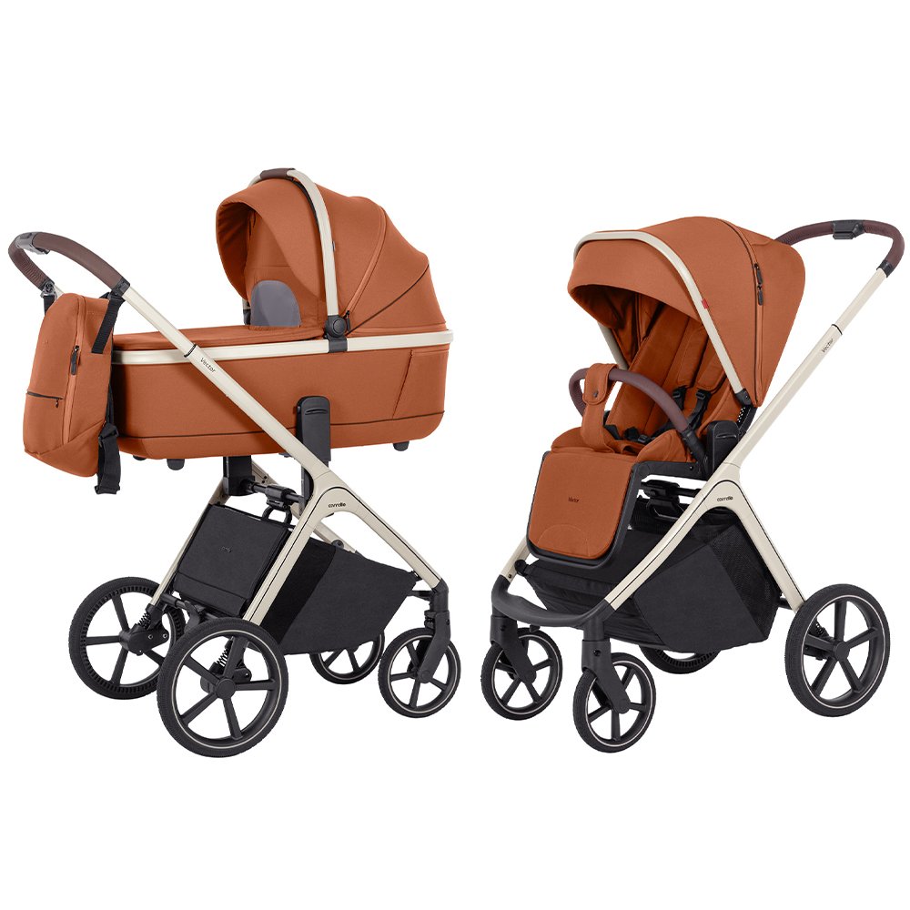 Carrello Vector CRL‑6550 2‑az‑1 babakocsi, Korall narancs