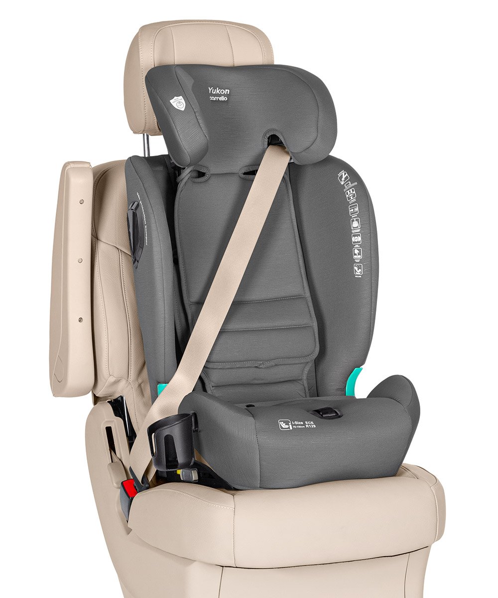 Carrello Yukon CRL‑15808 i‑Size babahordozó/autósülés, Tengeri kagyló szürke - Image 2