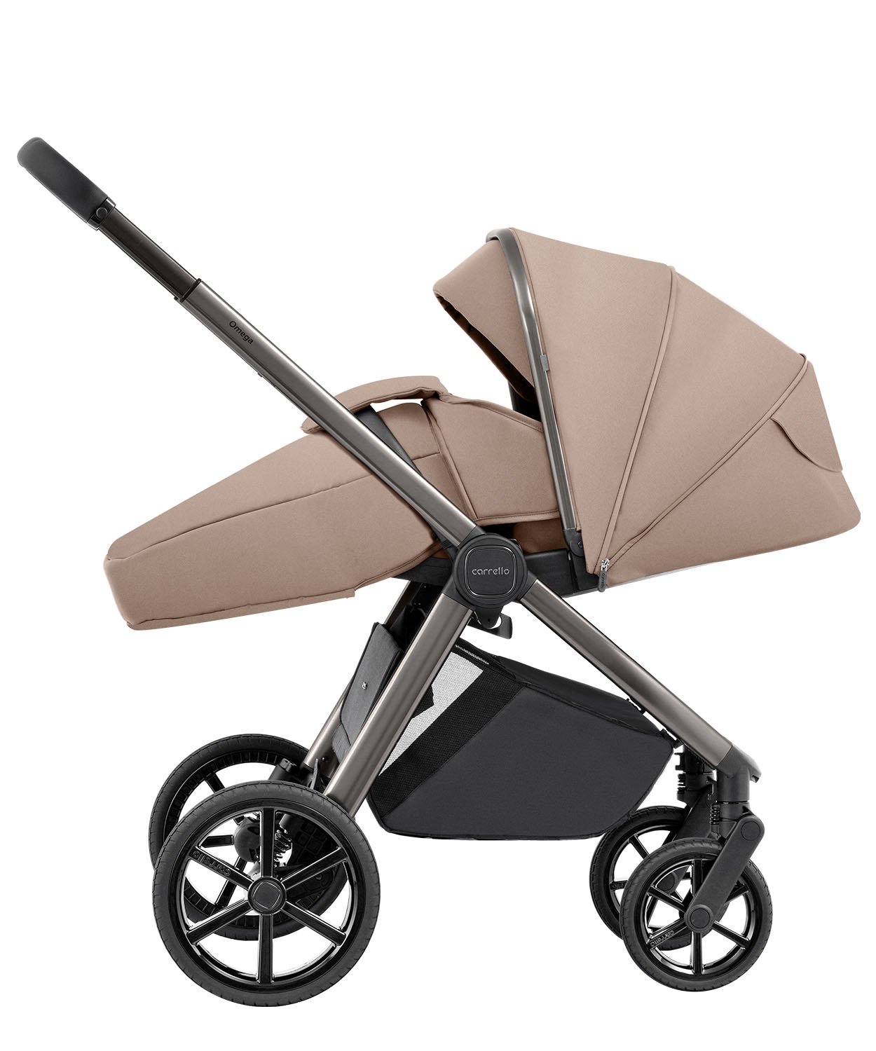Carrello Omega CRL‑6530/1 2‑az‑1 babakocsi, Fantázia bézs - Image 3