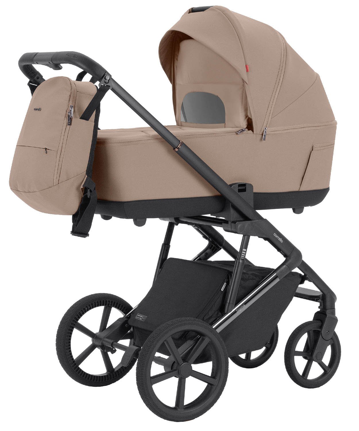 Carrello Sigma CRL‑6523 2‑az‑1 babakocsi, Friss bézs - Image 3