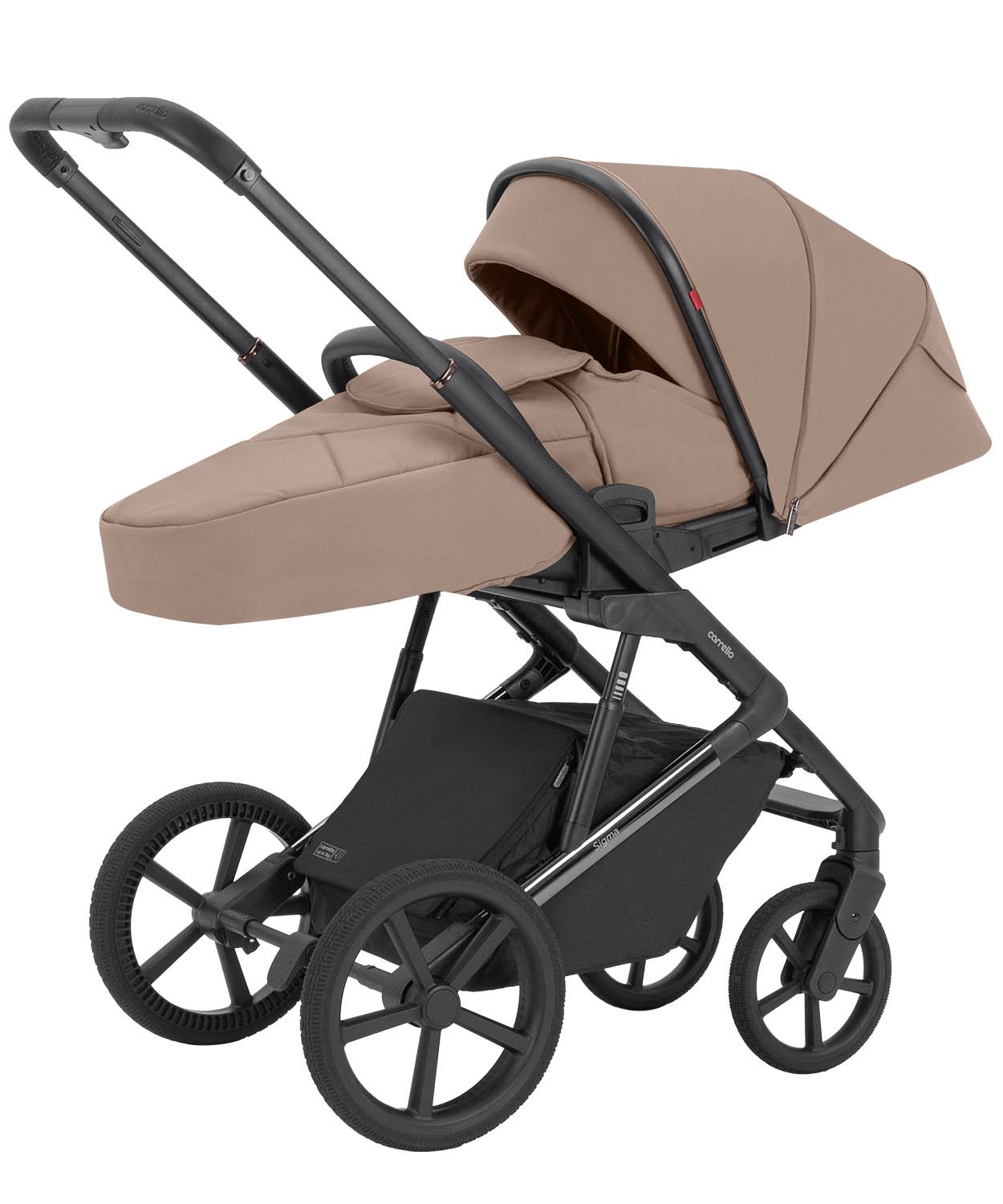 Carrello Sigma CRL‑6523 2‑az‑1 babakocsi, Friss bézs - Image 5