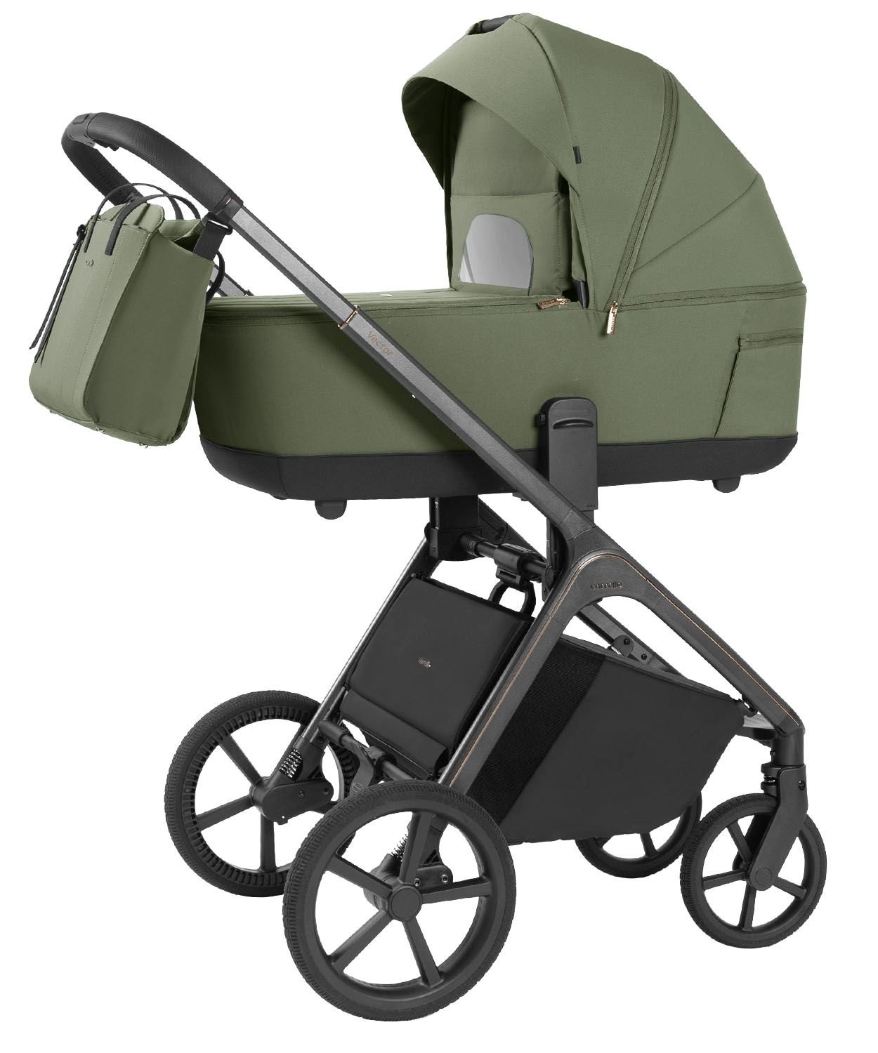 Carrello Vector CRL‑6551 2‑az‑1 babakocsi, Mezőzöld - Image 3