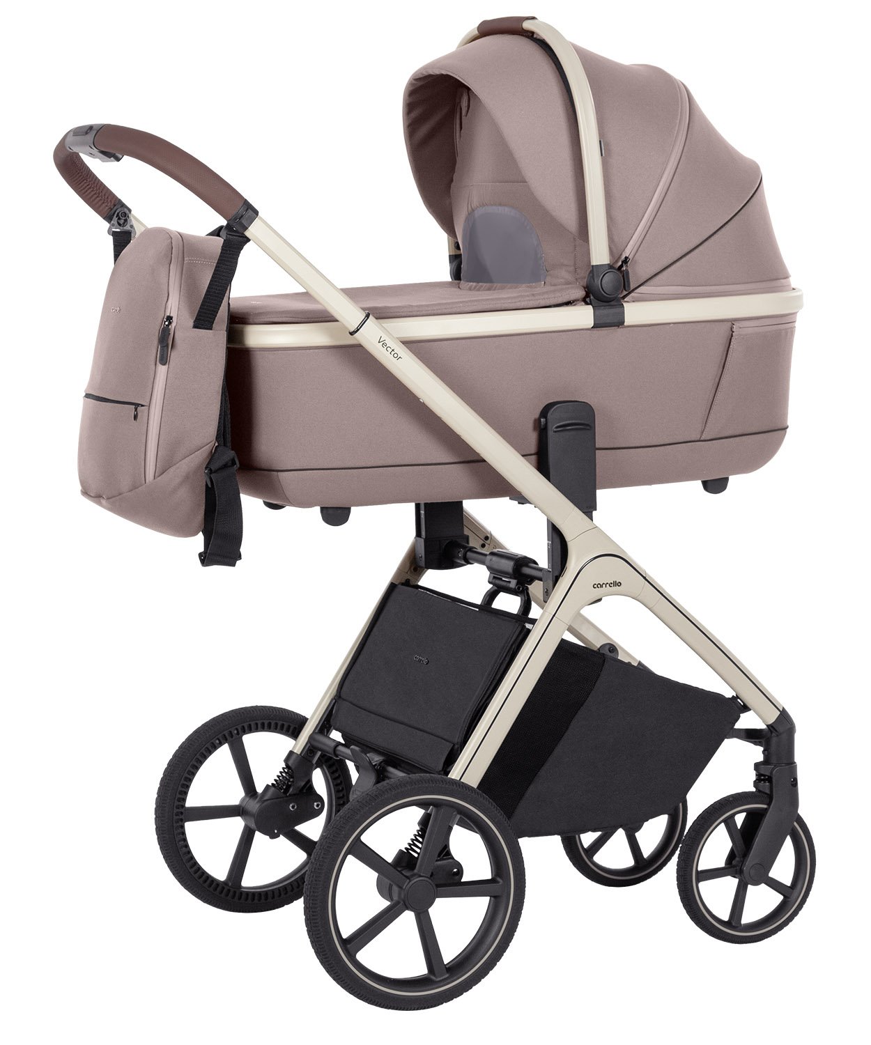 Carrello Vector CRL‑6550 2‑az‑1 babakocsi, Szikla bézs - Image 3