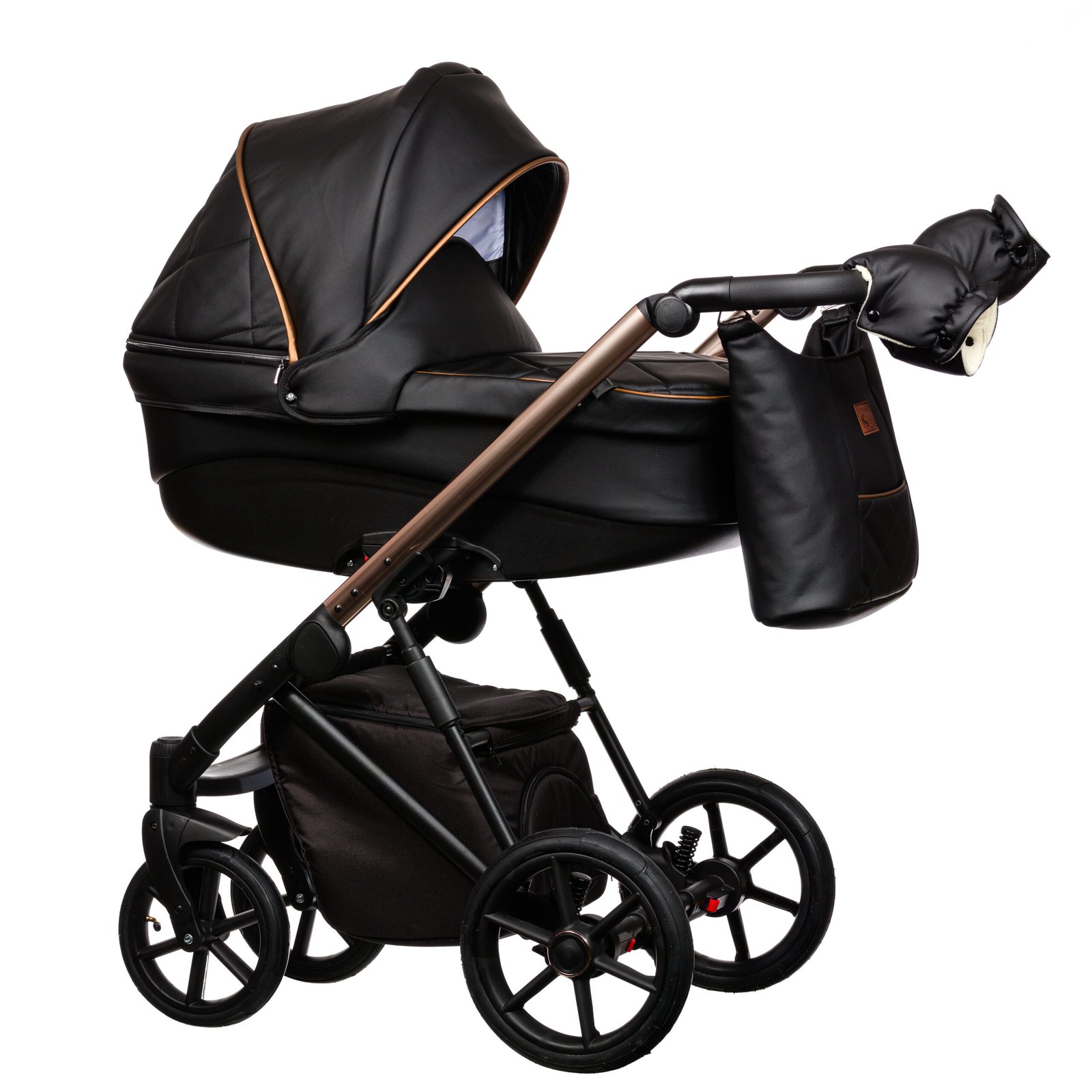Paradise baby Fx fekete eco bőr