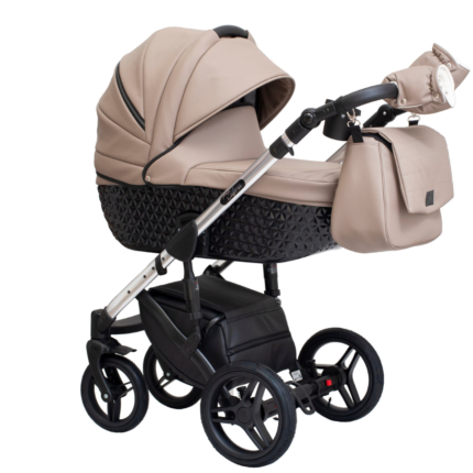 Paradise baby Euforia Prémium „Diamond”  világos barna eco bőr