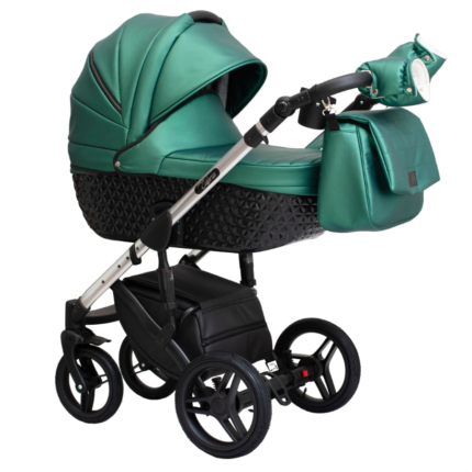 Paradise baby Euforia Prémium „Diamond”  zöld eco bőr