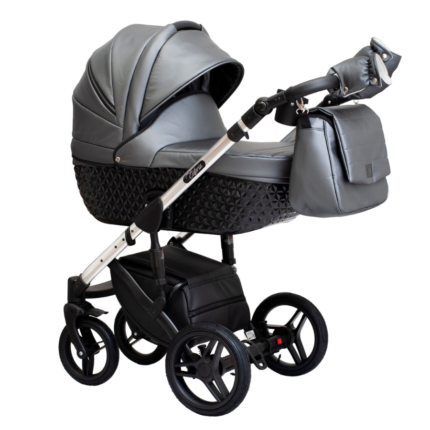 Paradise baby Euforia Prémium „Diamond”  szürke eco bőr