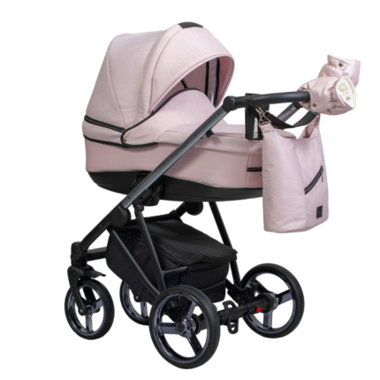 Paradise baby Rocco-ultra könnyű babakocsi rózsaszín anyag + eco bőr