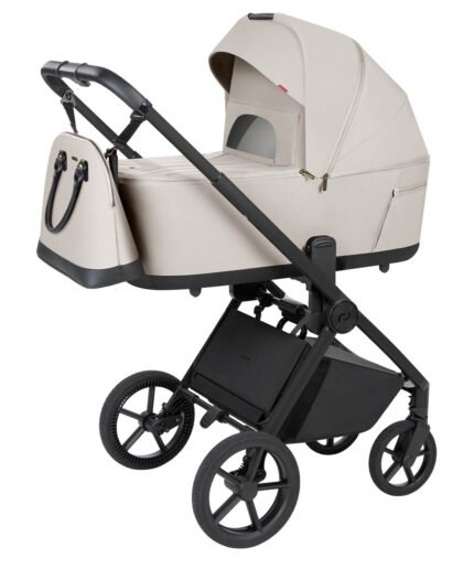 Carrello Ultra F CRL-6556 2-az-1 babakocsi Milk Grey - oldalnézet
